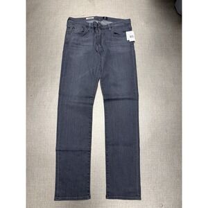 AG Adriano Goldschmied Stevie Jeans Womens 32R Gray Slim Straight Denim
